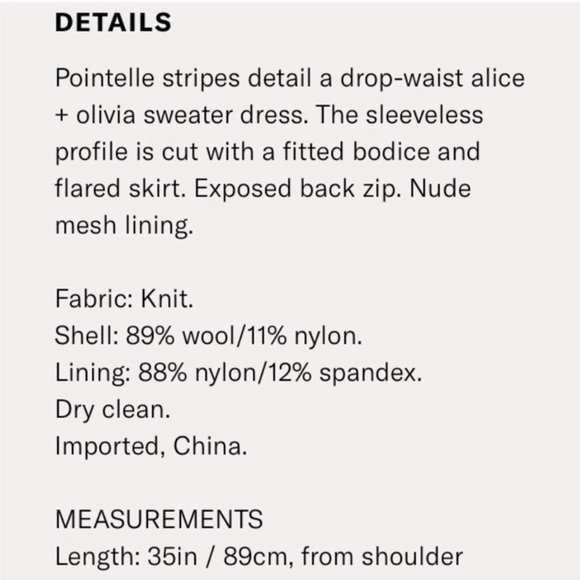 Alice + Olivia Cecile Drop Waist Dress - Picture 3 of 8